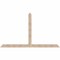 Ekena Millwork Portland Smooth Timber Gable Bracket, Douglas Fir, 108"W x 63"H x 3 1/2"D x 5 1/2"F, 14/12 Pitch GBW108X63X0406POR00SDF - alternate 1
